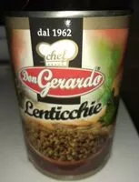 İçindeki şeker miktarı Lenticchie lessate