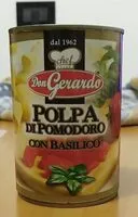 İçindeki şeker miktarı Polpa di pomodoro con Basilico