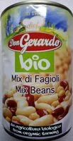 İçindeki şeker miktarı Mix di fagioli