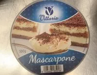 入っている砂糖の量 Mascarpone Vittoria