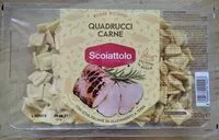 Sokerin määrä sisällä Quadrucci carne