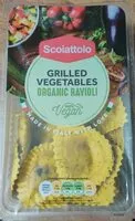 Sokerin määrä sisällä Grilled vegetables organic Ravioli