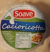 Sokerin määrä sisällä Cacioricotta Misto
