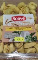 Sokerin määrä sisällä Pasta fresca all'uovo ripiena alla ricotta e spinaci