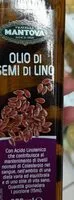 Количество сахара в Olio di semi di lino