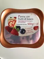 Zuckermenge drin Panna con frutti di bosco