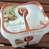 Zuckermenge drin Glace aux pistaches