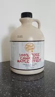 Suhkru kogus sees 100% pur sirop d'érable canadien