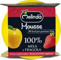 Suhkru kogus sees Mousse mela fragola