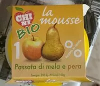 Quantité de sucre dans La mousse - Mela e pera