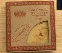Amount of sugar in Pane Carasau Integrale