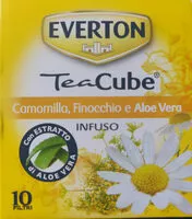 Suhkru kogus sees Teacube Infuso Camomilla, Finocchio e aloe