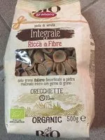 Количество сахара в Orecchiette N°91 Biologique Intégrale