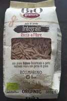 Количество сахара в Pasta integrale Rosmarino