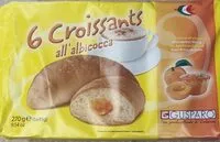 चीनी की मात्रा Croissant all' albicocca