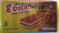चीनी की मात्रा Golosini crema cacao magro