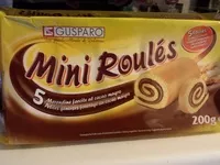 चीनी की मात्रा Mini Roulés - Petite génoises fourrage au cacao maigre