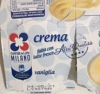 İçindeki şeker miktarı Crema vaniglia