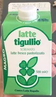 入っている砂糖の量 latte scremato