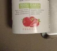 入っている砂糖の量 Yogurt alla fragola