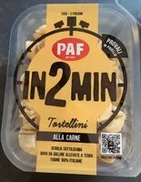 入っている砂糖の量 Tortellini alla carne