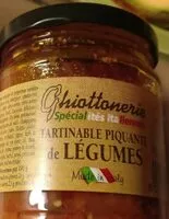 含糖量 Tartinables piquante de légumes