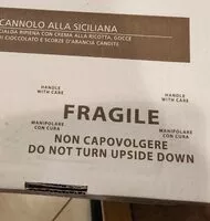 Jumlah gula yang masuk Cannolo alla siciliana
