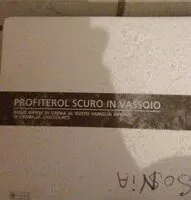 Jumlah gula yang masuk Profiterol scuro in vassoio
