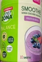 Quantité de sucre dans Smoothie frutti di bosco