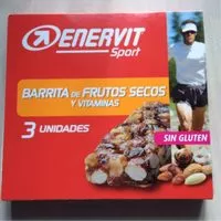 Suhkru kogus sees Barrita de frutos secos con vitaminas