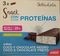 Quantité de sucre dans Bella dieta snack con proteínas
