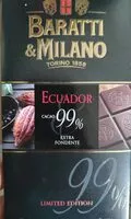 Amount of sugar in Tablette chocolat noir 99% cacao