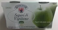 Sokerin määrä sisällä Yogurt intero Sapori di Vipiteno - 125g x 2 - Gusto mela verde