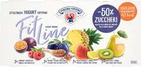 Sokerin määrä sisällä Yogurt magro Fitline - 125g x 8 - lampone-maracuja | prugna-grano saraceno | kiwi-pera-limone | pesca-ananas-limone