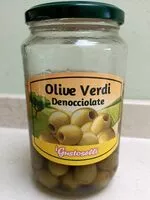 Sokerin määrä sisällä Olive verdi denocciolate