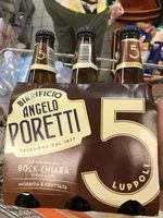 Количество сахара в Bock chiara doppio malto