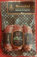 Quantité de sucre dans Salsiccia di Cinghiale