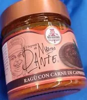 Quantité de sucre dans Ragu