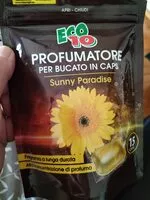 Suhkru kogus sees Profumatore per bucato in caps Sunny Paradise