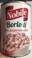 Cantidad de azúcar en Fagioli borlotti con peperoncino