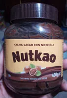 İçindeki şeker miktarı Crema cacao con nocciole