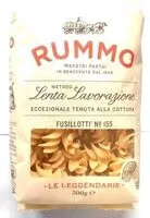 Cantidad de azúcar en Le leggendarie fusillotti n° 155