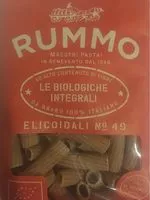 Cantidad de azúcar en Rummo Elicoidali Integrali 49