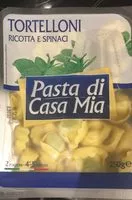 Sucre et nutriments contenus dans Pasta di casa mia