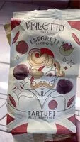 入っている砂糖の量 Tartufi alle nocciole