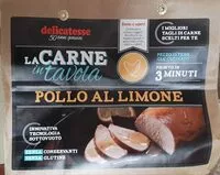İçindeki şeker miktarı Pollo al limone