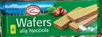 Suhkru kogus sees Wafers alla nocciola