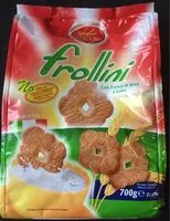 Cantidad de azúcar en Frollini con farina di riso e latte