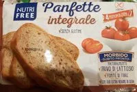 入っている砂糖の量 Panfette integrale