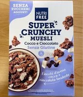 Cantidad de azúcar en Super Crunchy muesli cocco e cioccolato